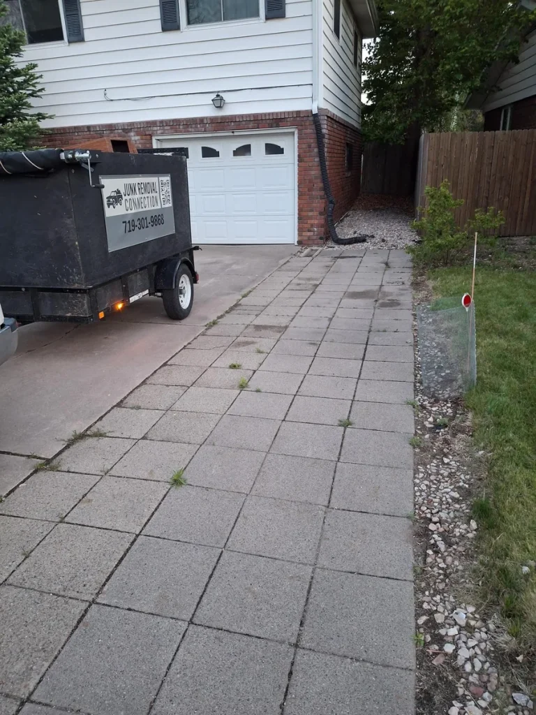 Property after furniture and household item removal in Colorado Springs